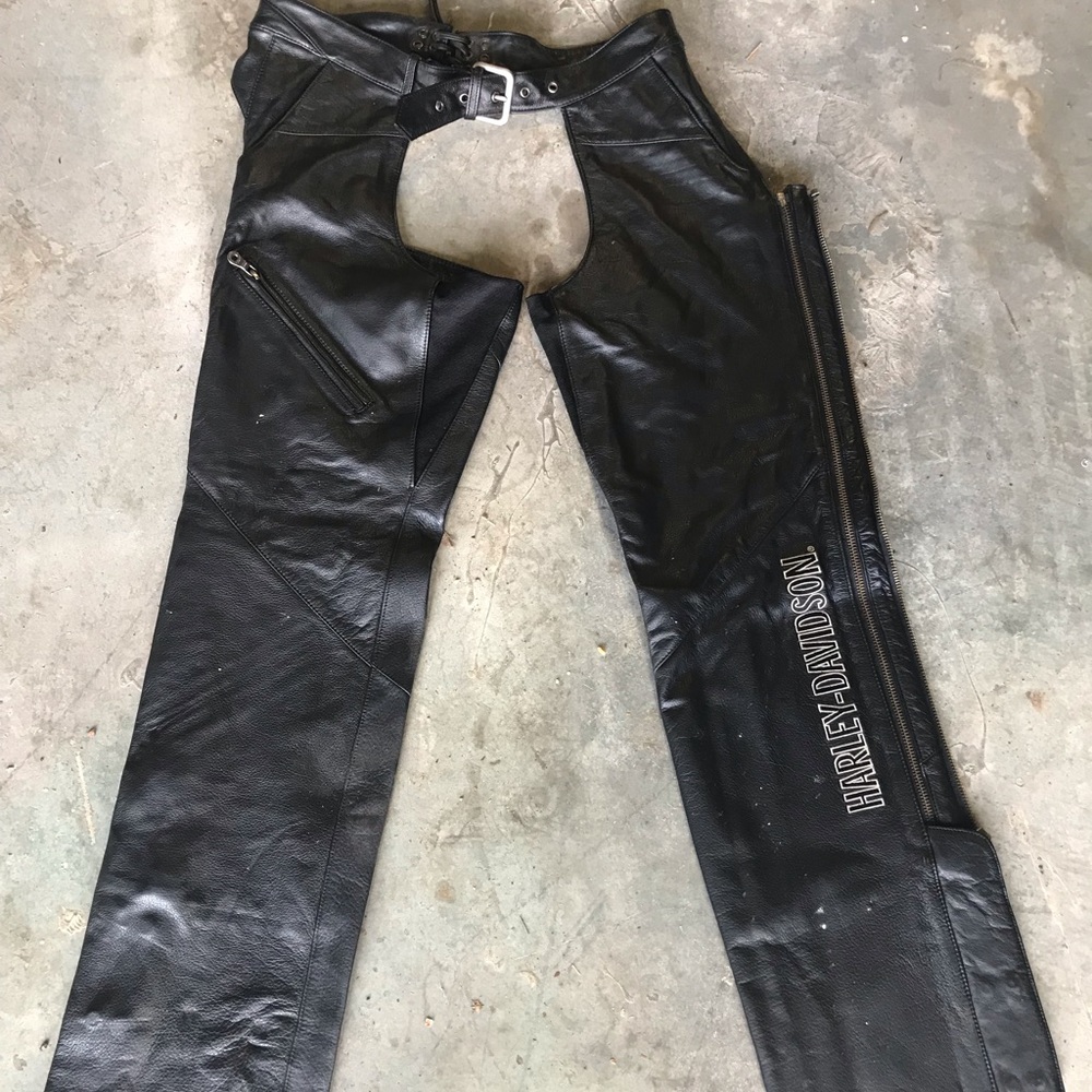 Harley Davidson riding chaps